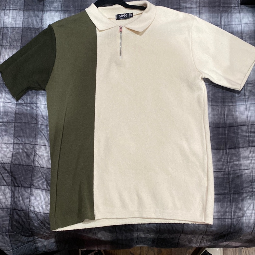 Slim fit cotton dress shirt